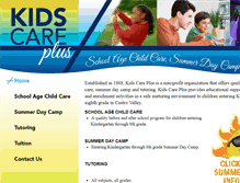 Tablet Screenshot of kidscareplus.net